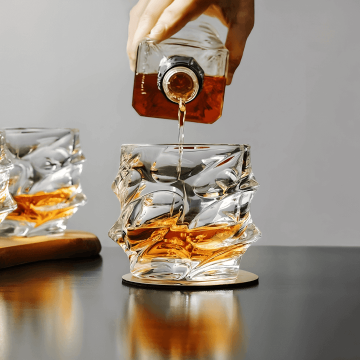 Arashi Japonský Krištáľový Whisky Pohár