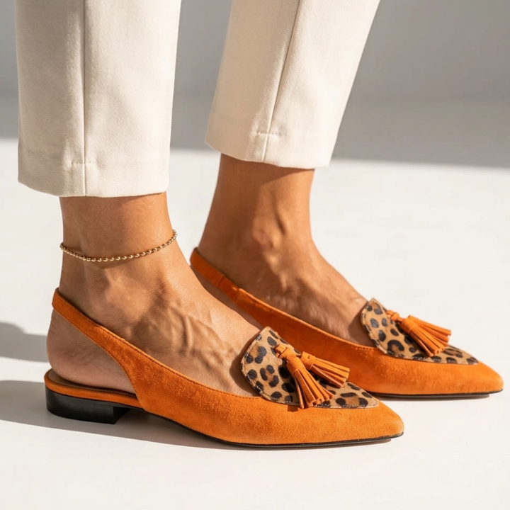 Suelen - Špicatý Slingback Rovný