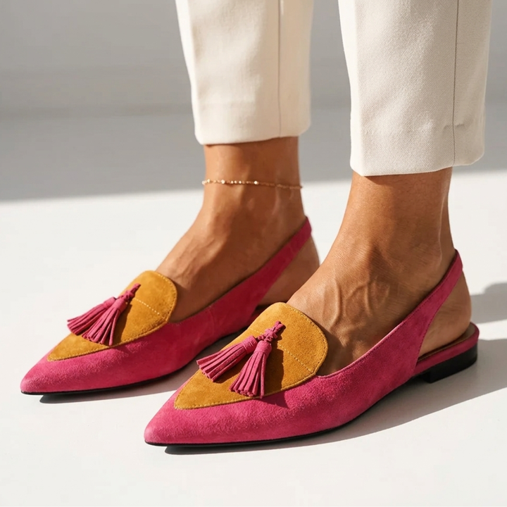 Suelen - Špicatý Slingback Rovný
