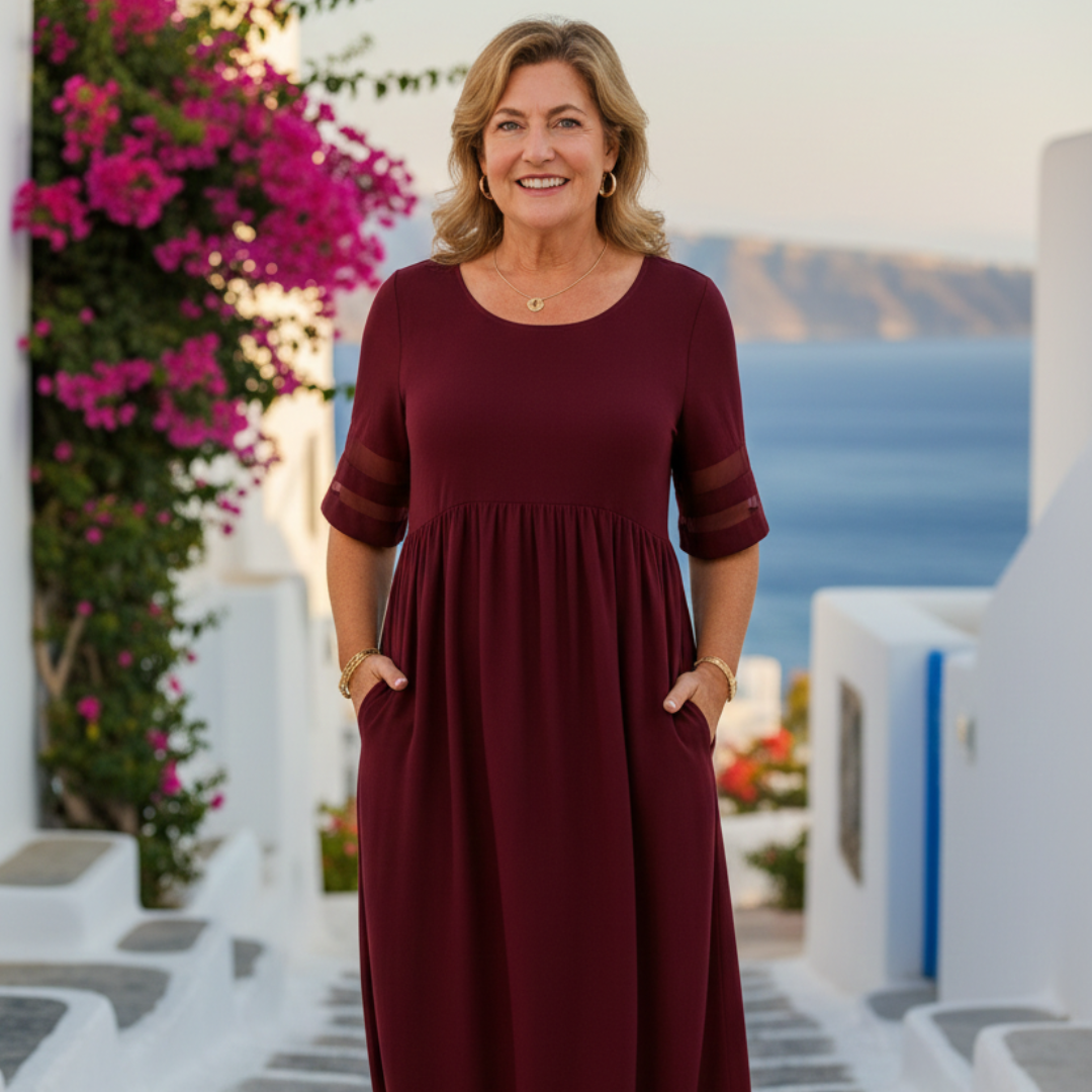 Penelope - Elegantná Maxi Šaty