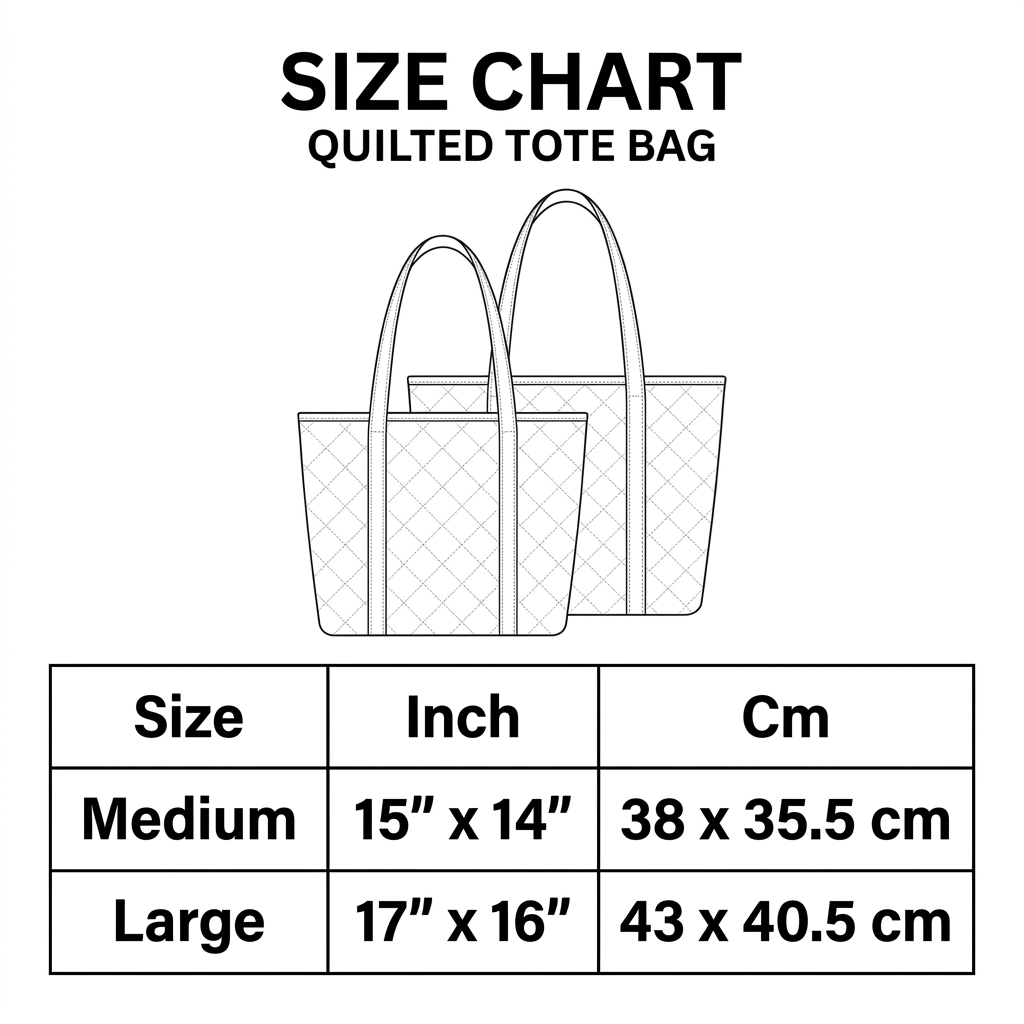 Quilted Tote Bag - Coffee and Books