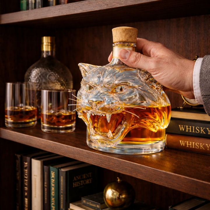 Whisky Dekantér - Tiger Edition