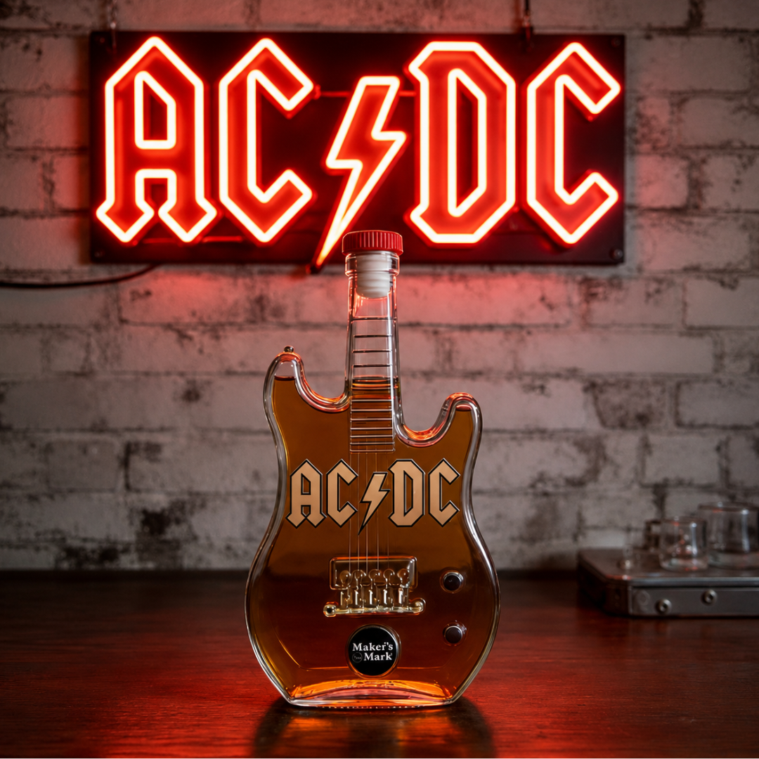 Whisky Fľaša - AC/DC Guitar Edition