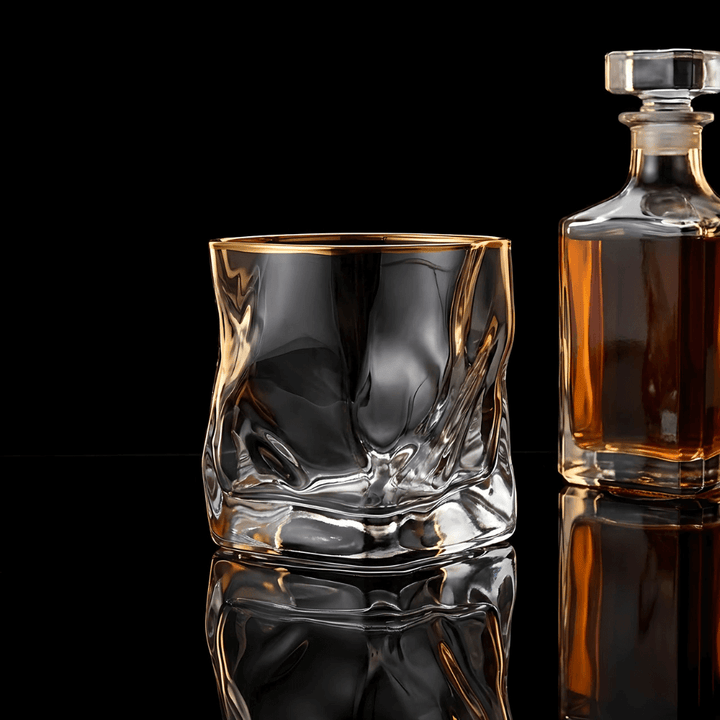 Hoshi Gold Japonský Kryštálový Whisky Pohár