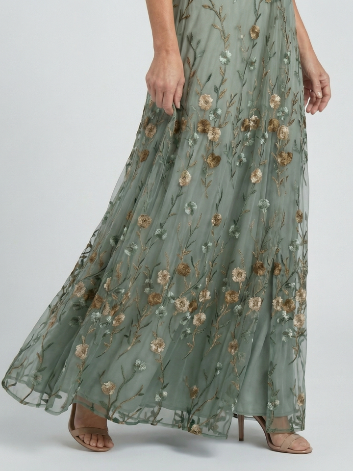 Anabela – Maxi šaty s halter výstrihom