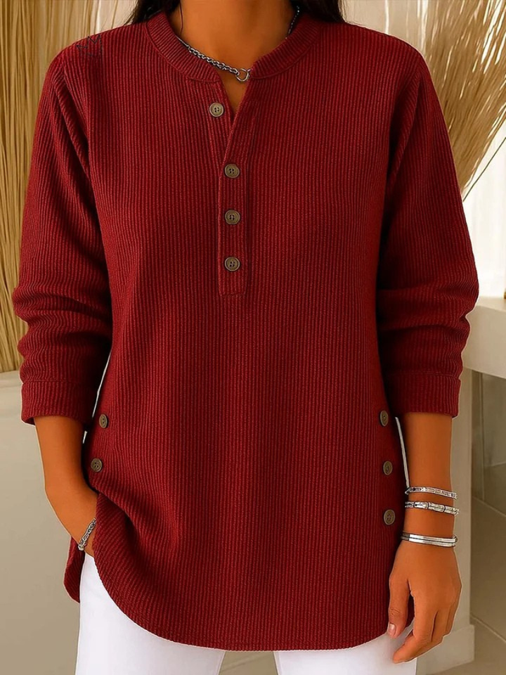 Nieves | Túnica Henley s gombíkmi