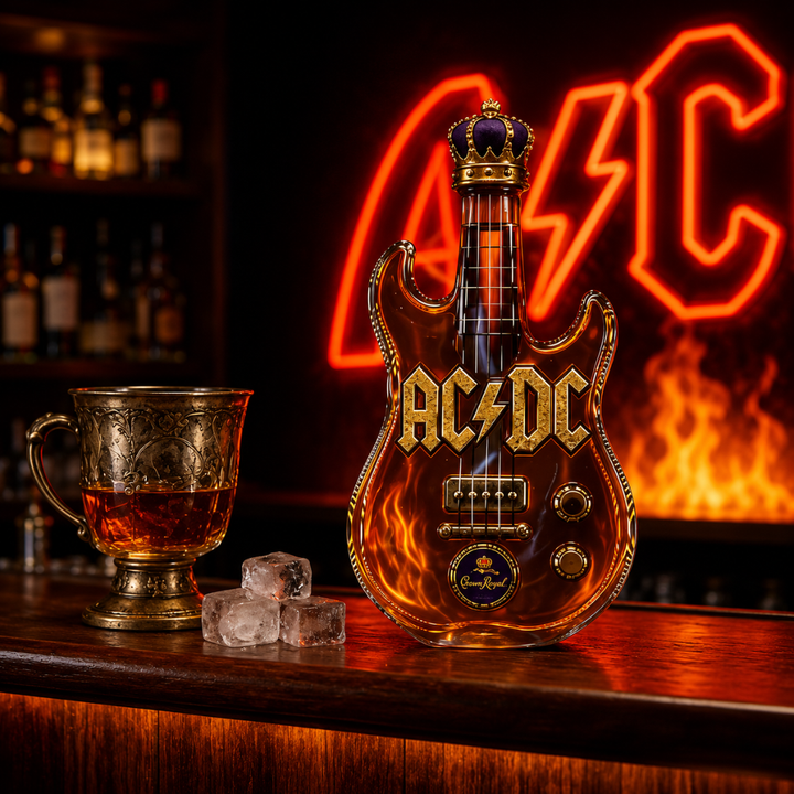 Whisky Fľaša - AC/DC Guitar Edition