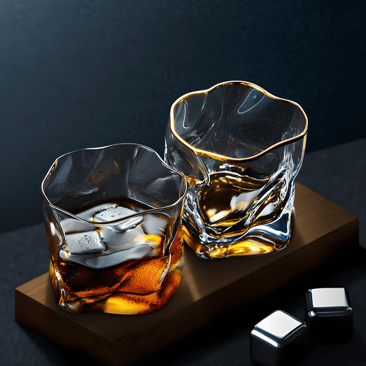 Hoshi Gold Japonský Kryštálový Whisky Pohár