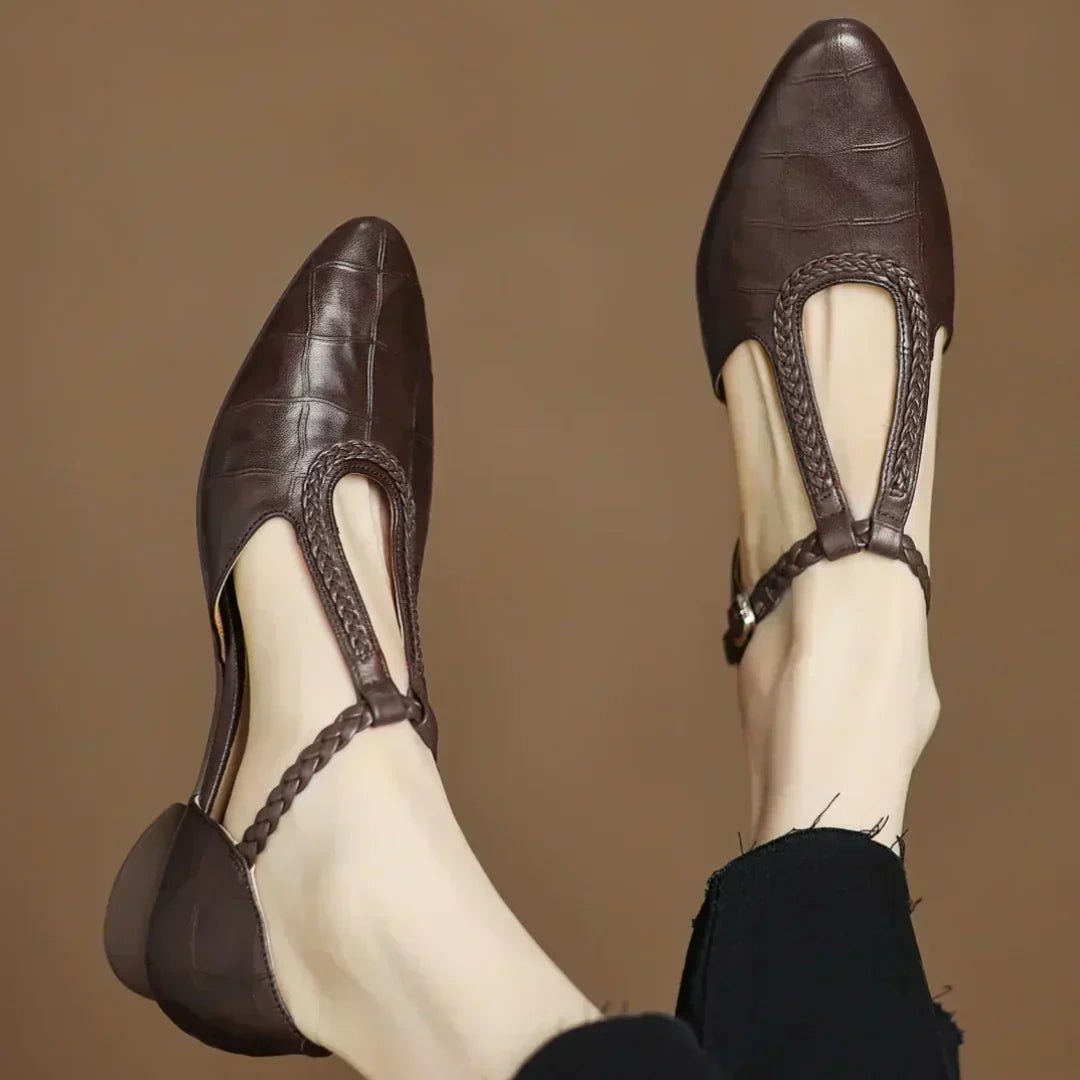 Katharina - Elegantné kožené topánky