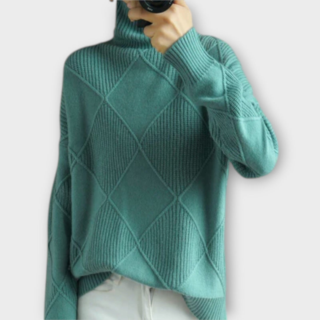 Mäkký - Príjemný Svetre s Golierom