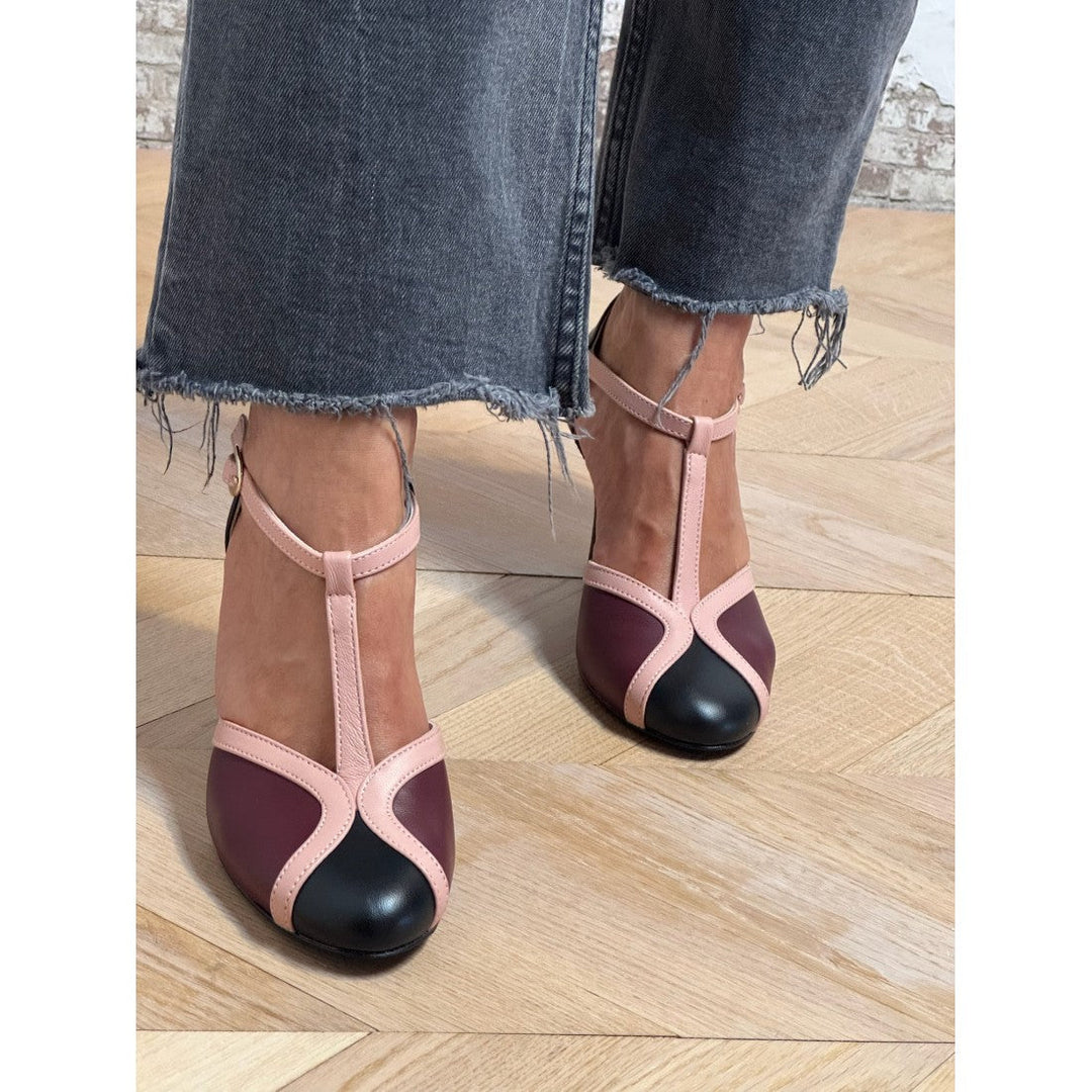Aria - Retro topánky s T-barom