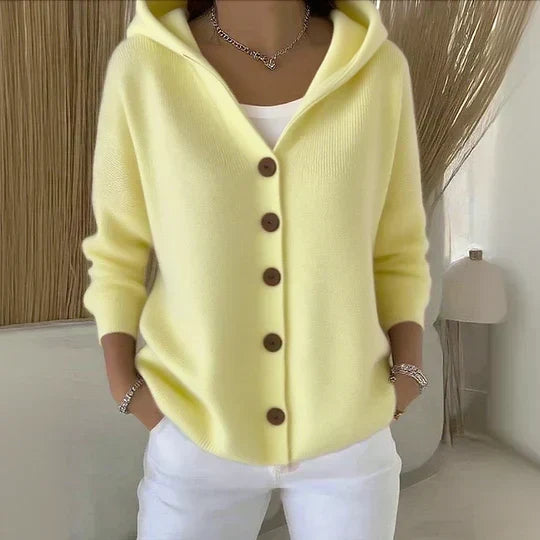 Rocío | Svetrová bunda s kapucňou