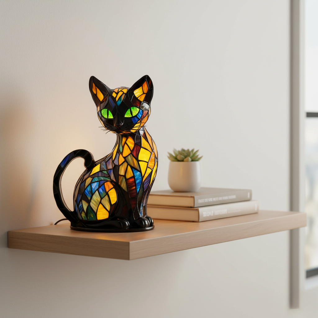 Lámpara Gato Elegante