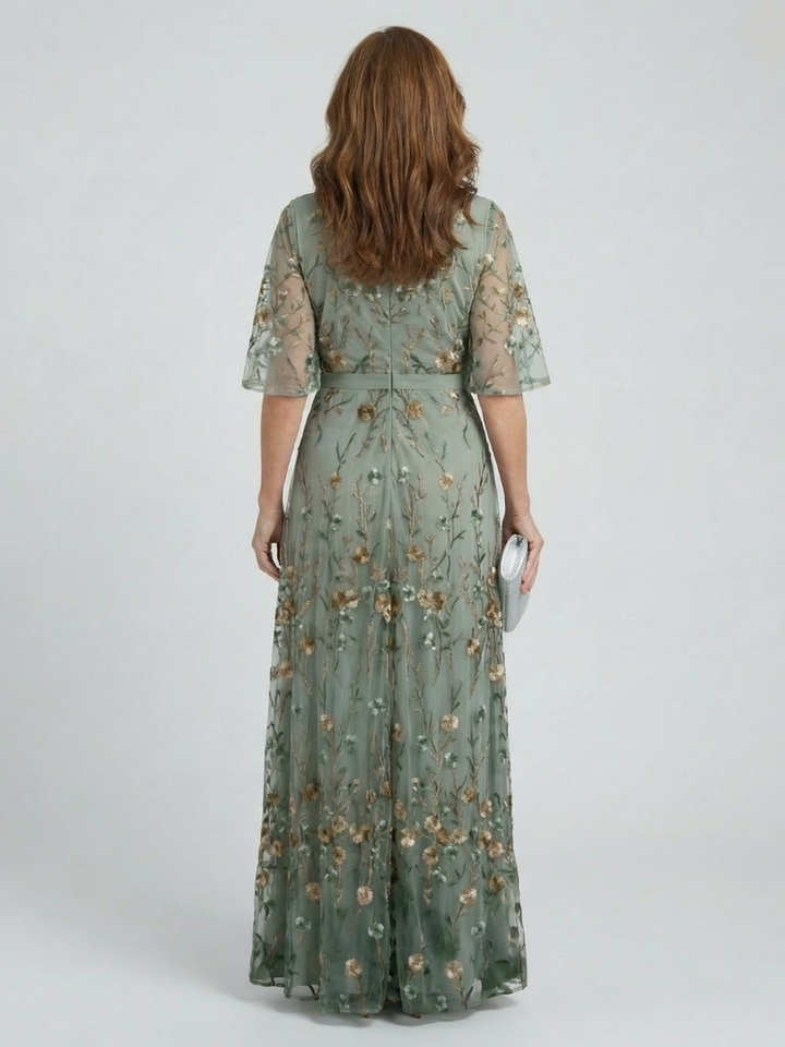 Anabela – Maxi šaty s halter výstrihom