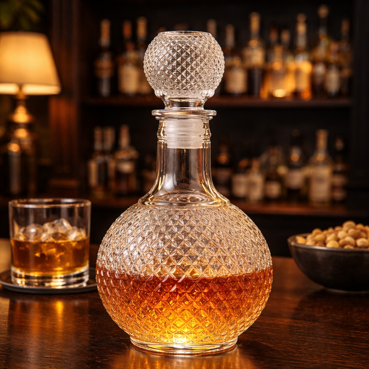 Karafa na whisky - Diamantový rez