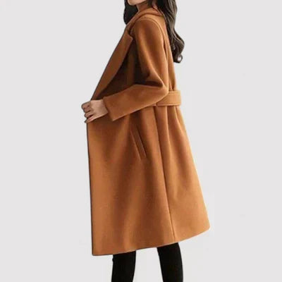 CLARA | Elegantný kabát s opaskom
