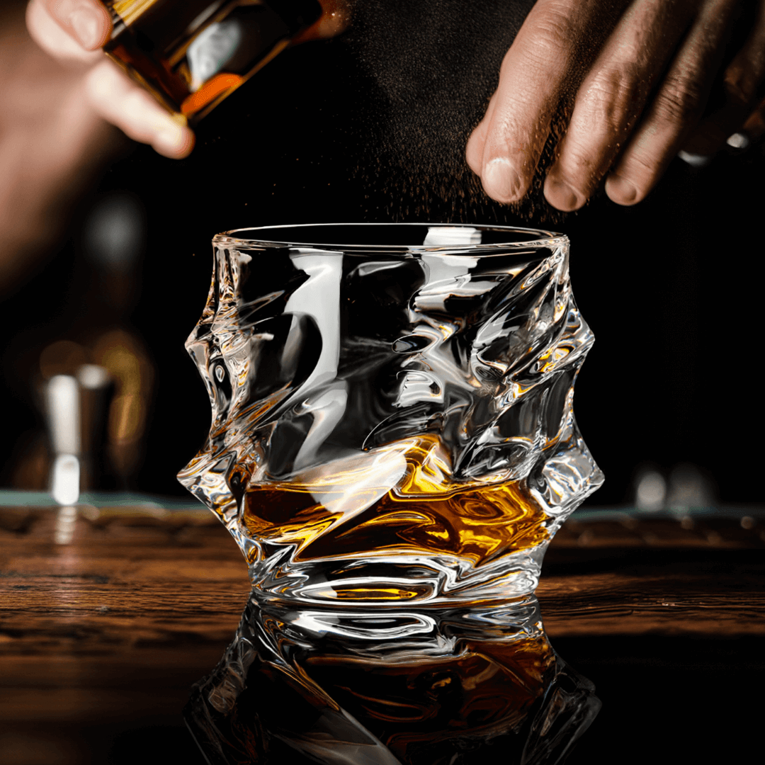 Arashi Japonský Krištáľový Whisky Pohár