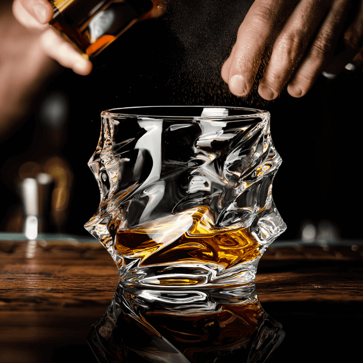 Arashi Japonský Krištáľový Whisky Pohár