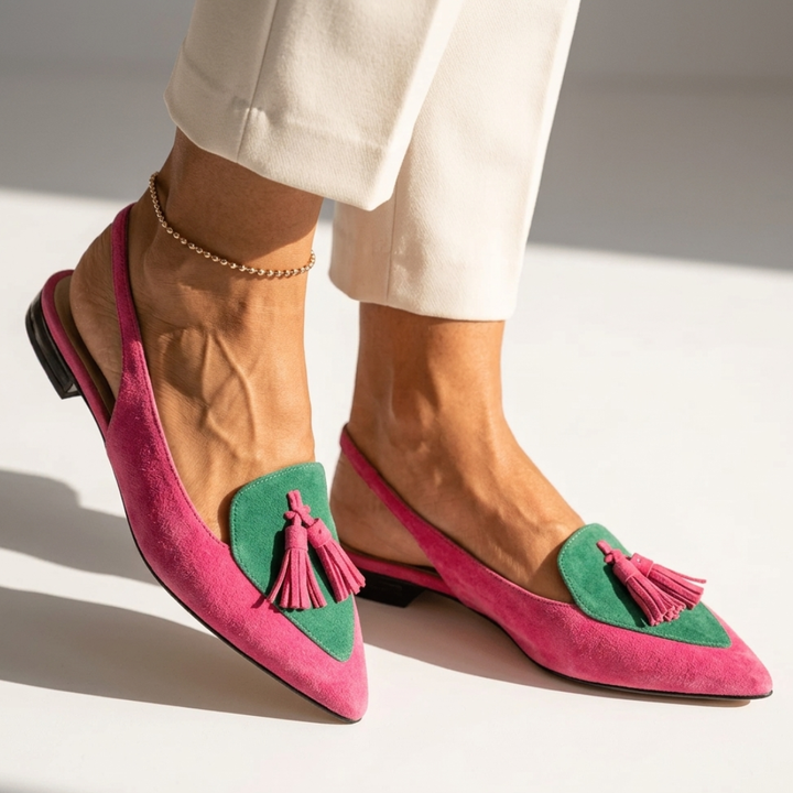Suelen - Špicatý Slingback Rovný