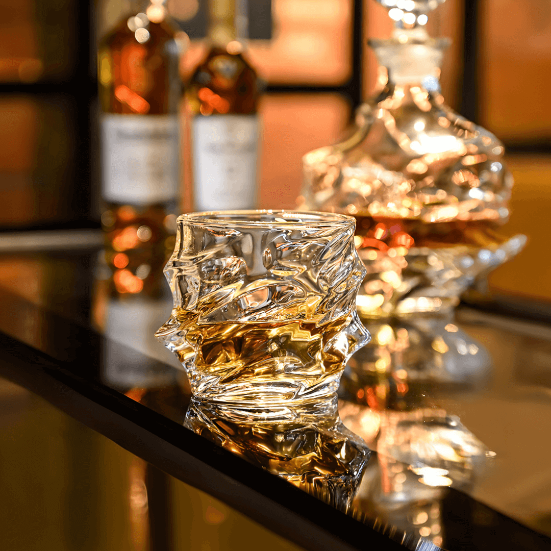 Arashi Japonský Krištáľový Whisky Pohár