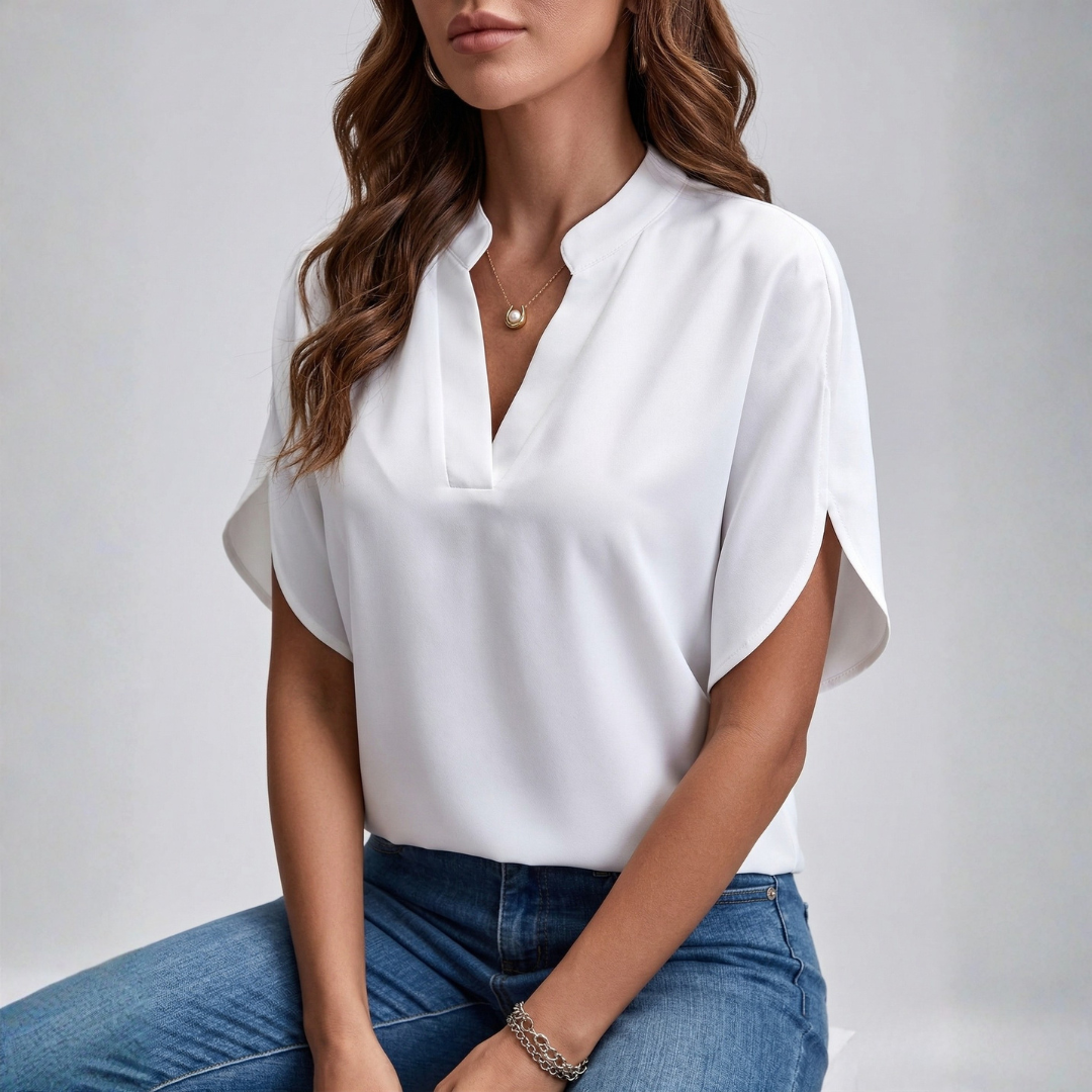 Agatha - Elegantná blúzka s rafinovaným golierom