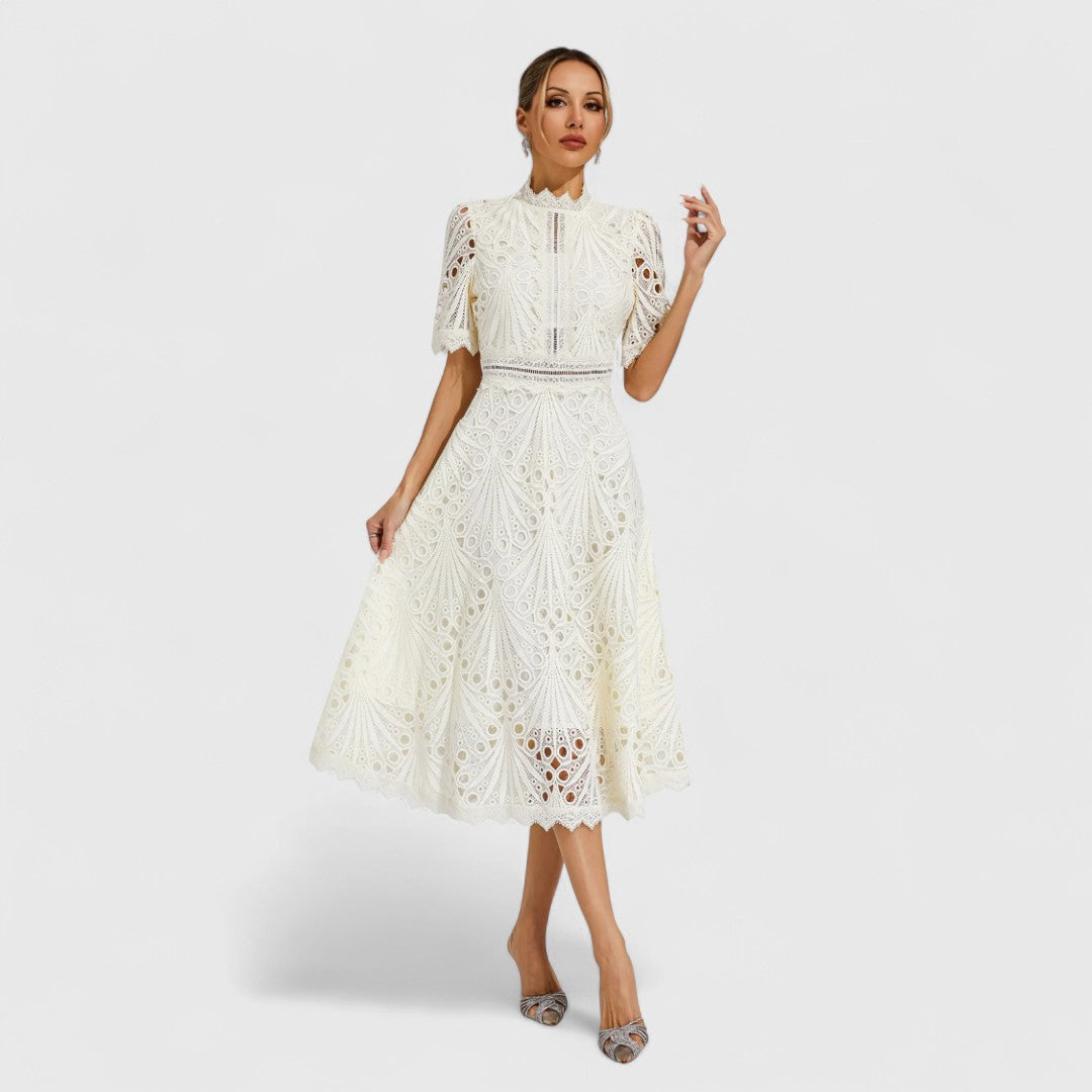 Lydia - elegantné šaty s čipkou pre ženy