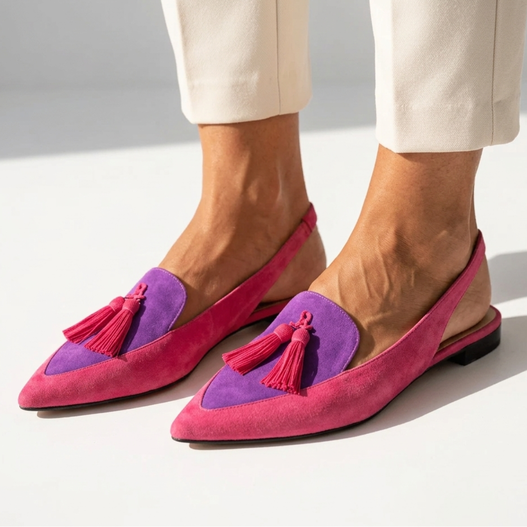 Suelen - Špicatý Slingback Rovný
