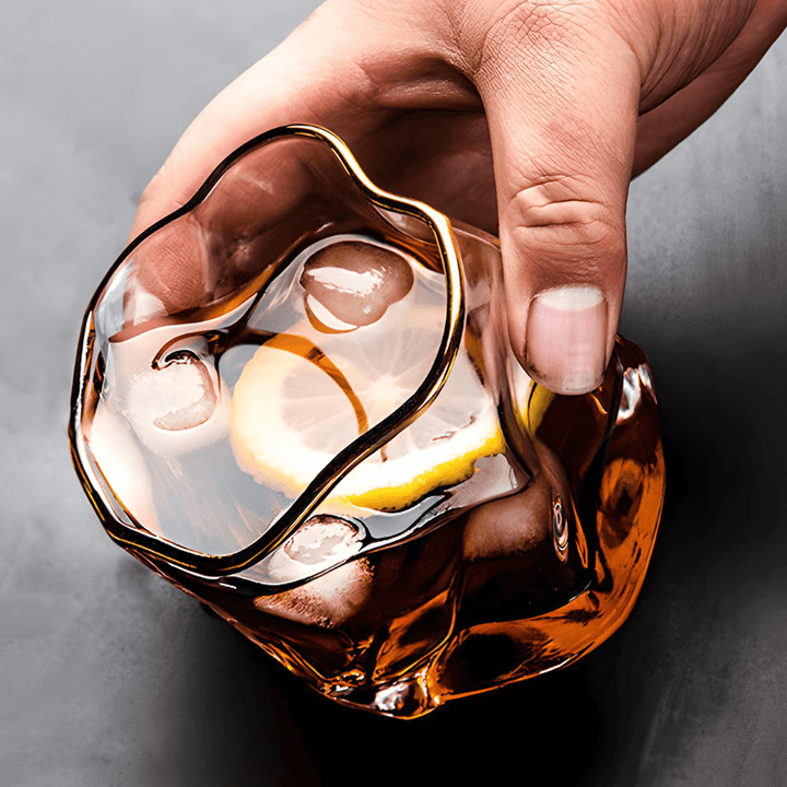 Hoshi Gold Japonský Kryštálový Whisky Pohár