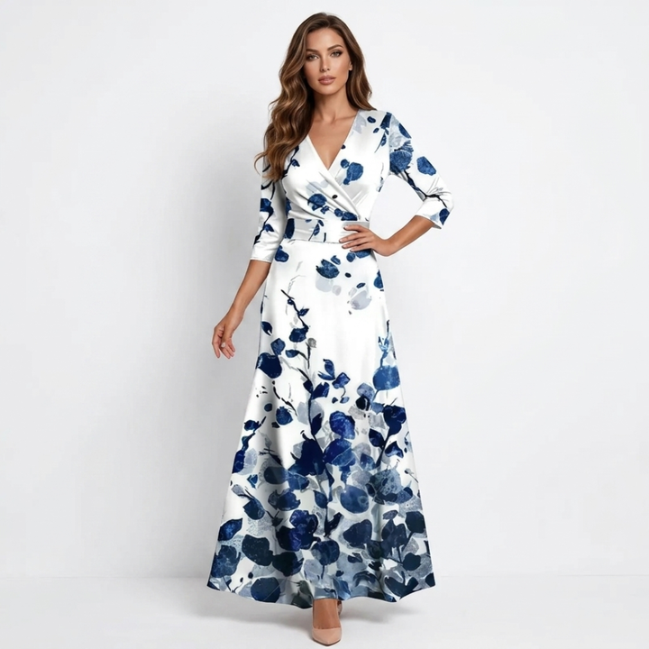 Chloe - Elegantná Maxi Kvetinová Šaty