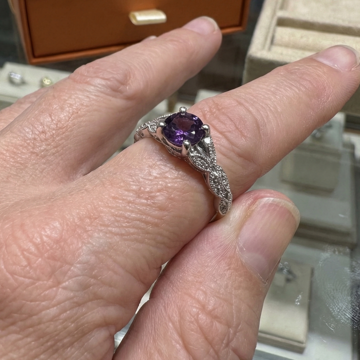 Bague Amelys | Or blanc