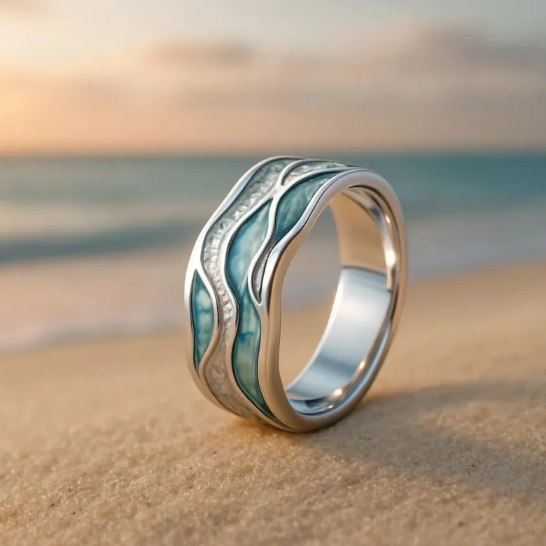 Bague Aura des vagues | Or