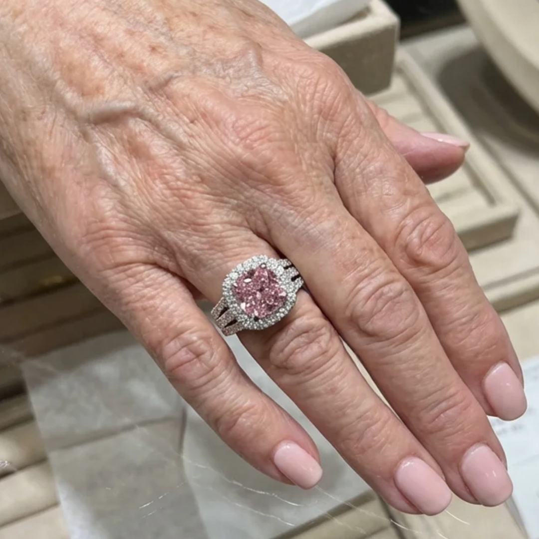 Bague auréole impériale | Or rose