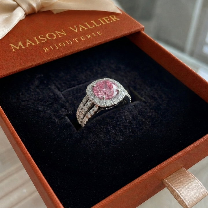 Bague auréole impériale | Or rose