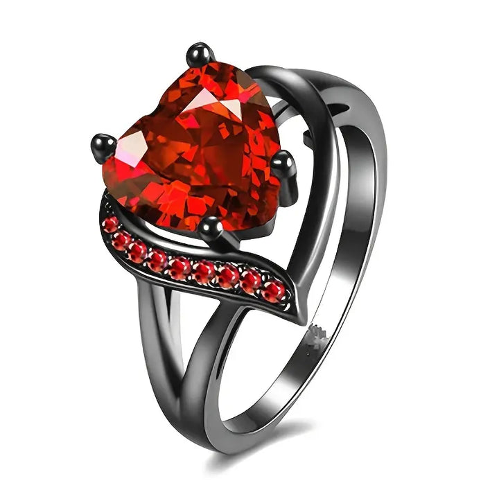 Bague Calindra épine rosée, fini noir | Or