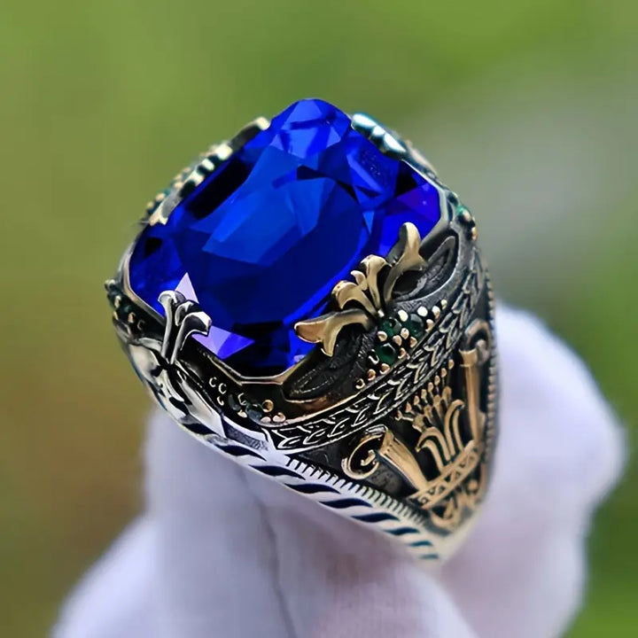 Bague Clara Saphira | Or mixte