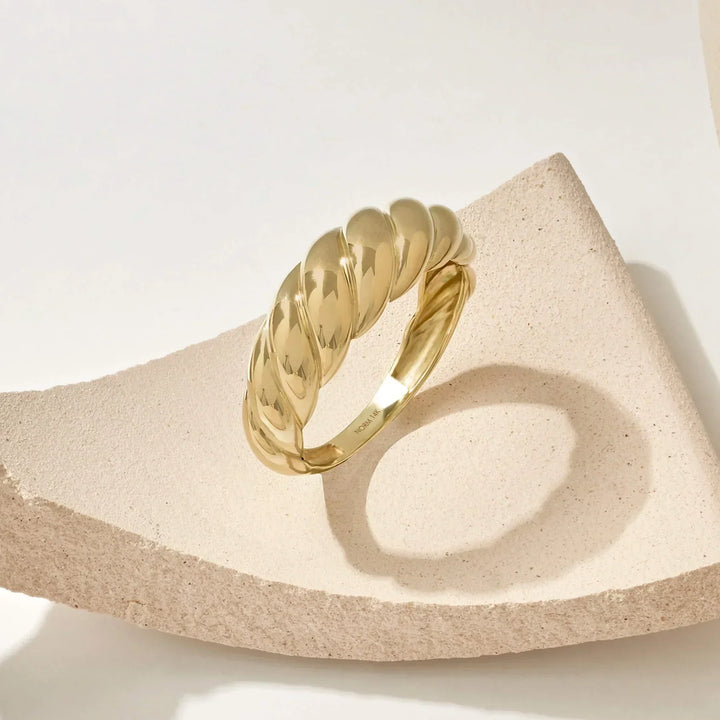Bague croissant | Or