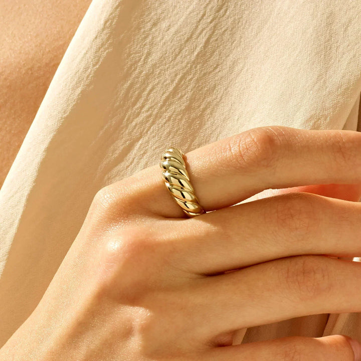 Bague croissant | Or