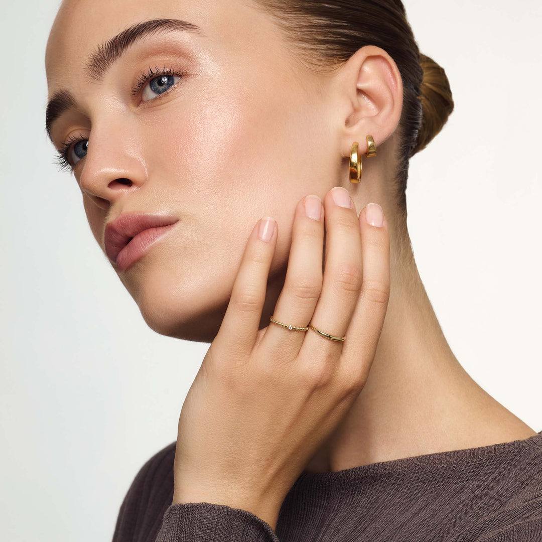 Bague dôme Slim | Or