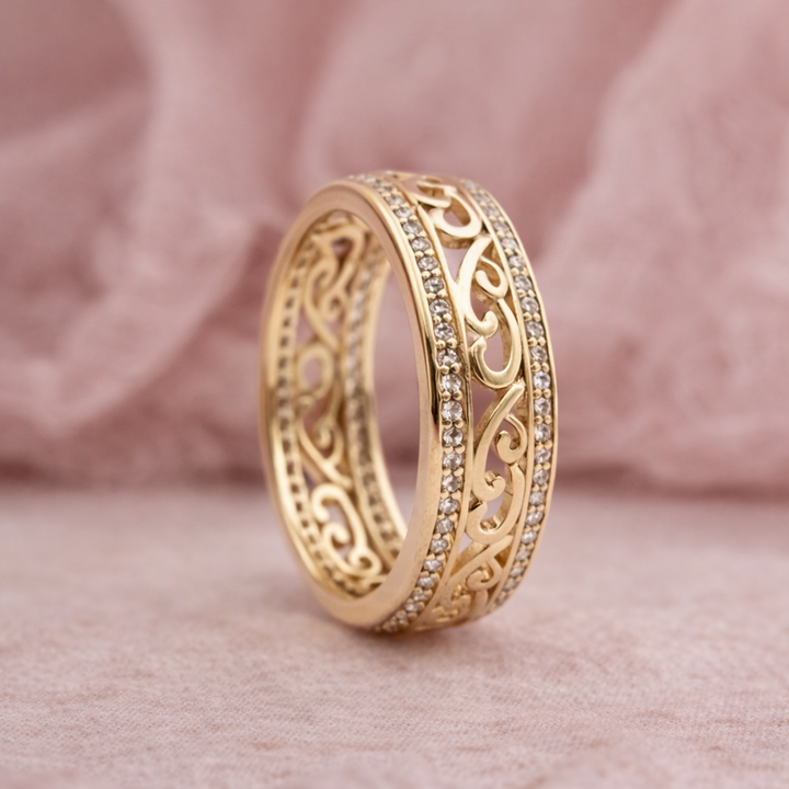 Bague brillante et Vide | Or
