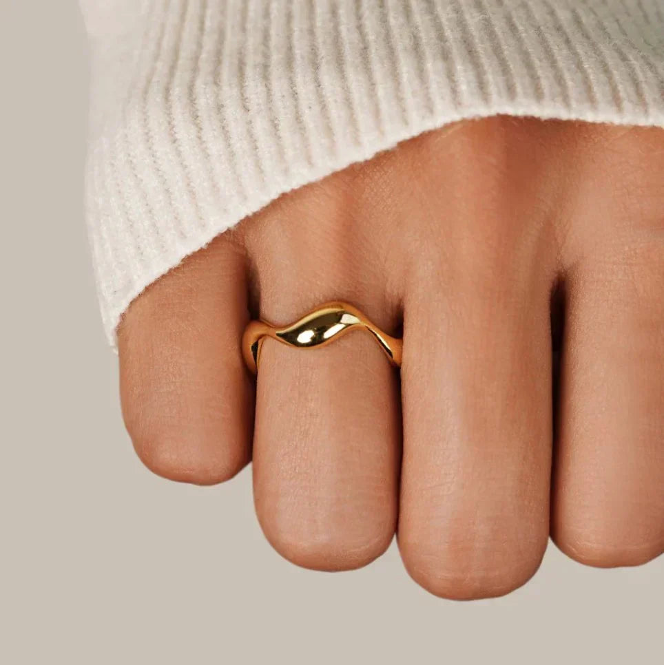 Bague Élyra Fluide flow | Or