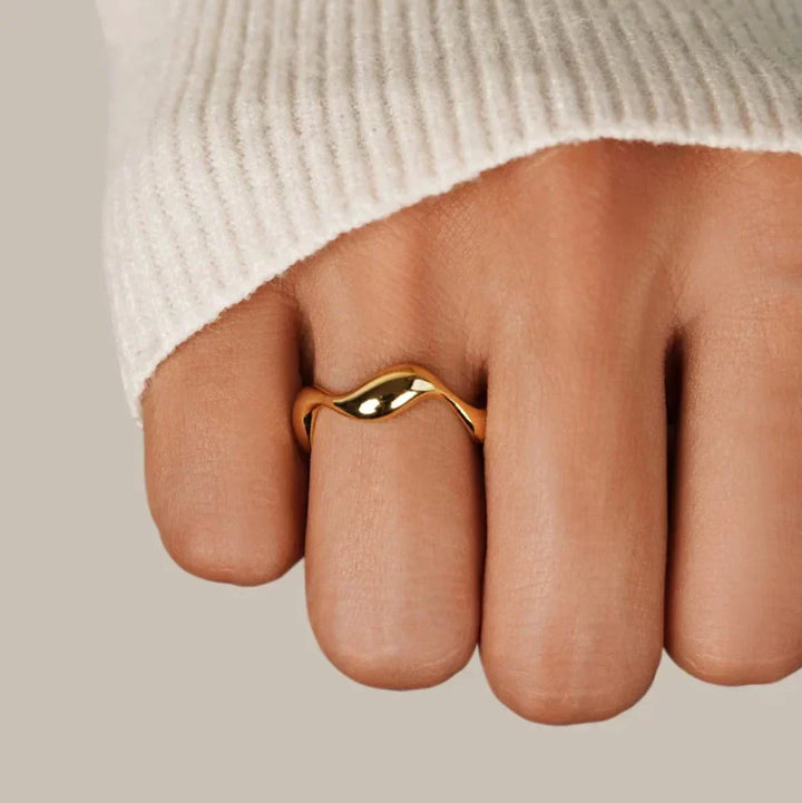 Bague Élyra Fluide flow | Or