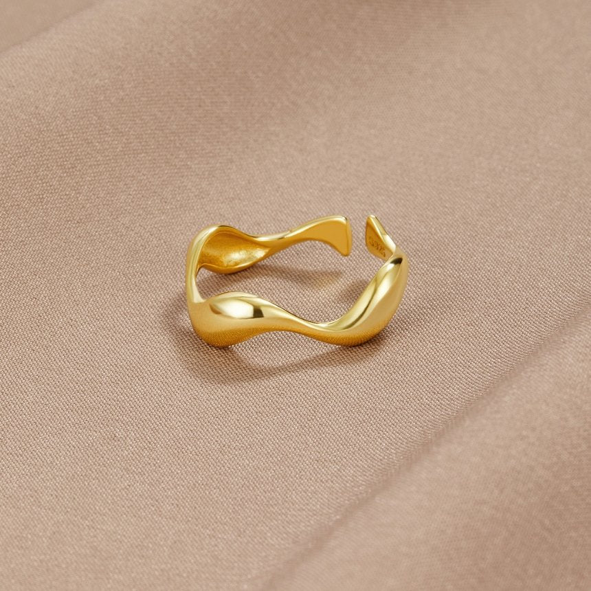 Bague Élyra Fluide flow | Or