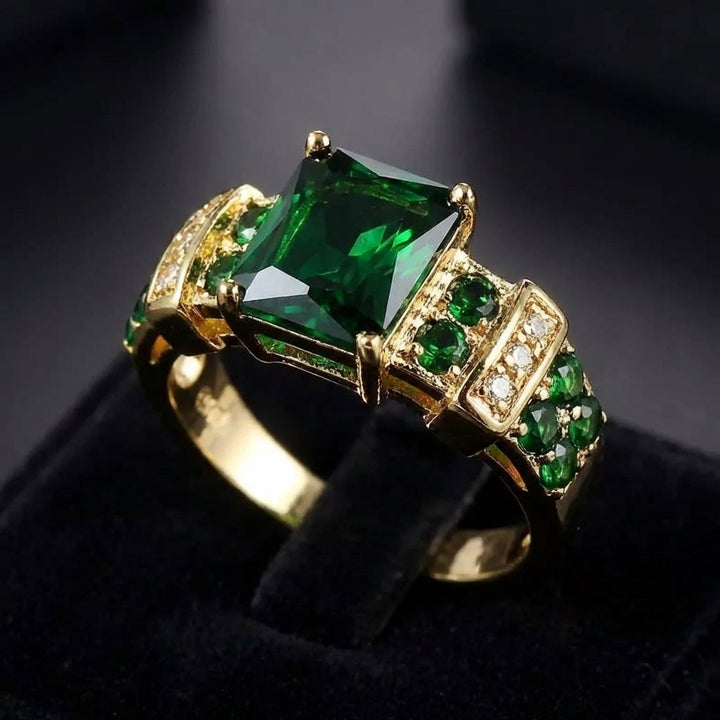 Bague émeraude fascinante | Or
