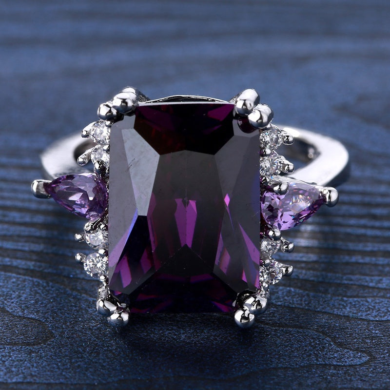 Bague Franziska améthyste | Or
