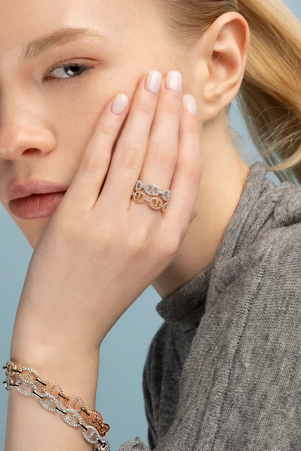 Bague Isaline Marina | Or blanc