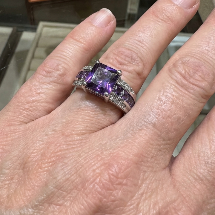 Bague Kassia Lilacmont | Or blanc