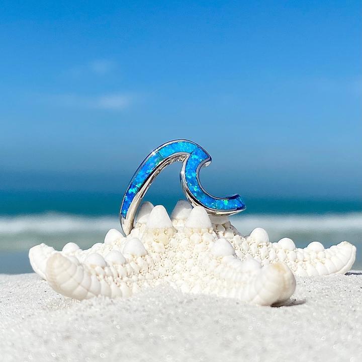 Bague mer en opale et argent | Argent