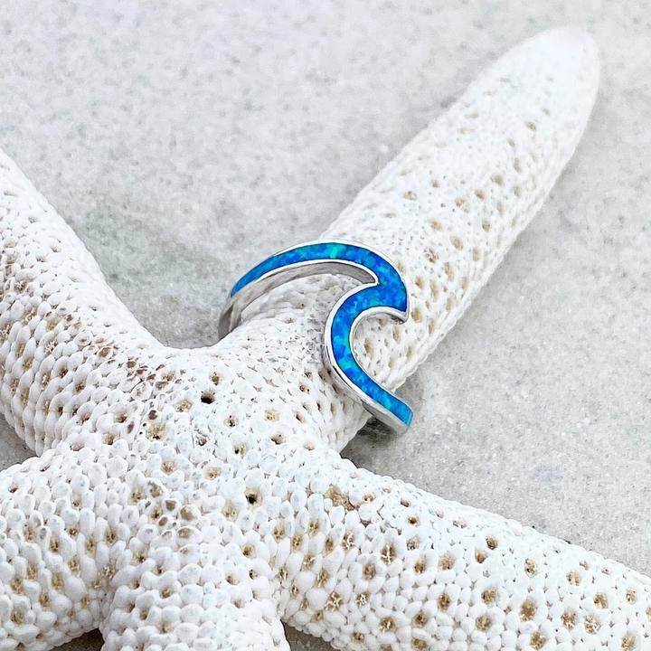 Bague mer en opale et argent | Argent