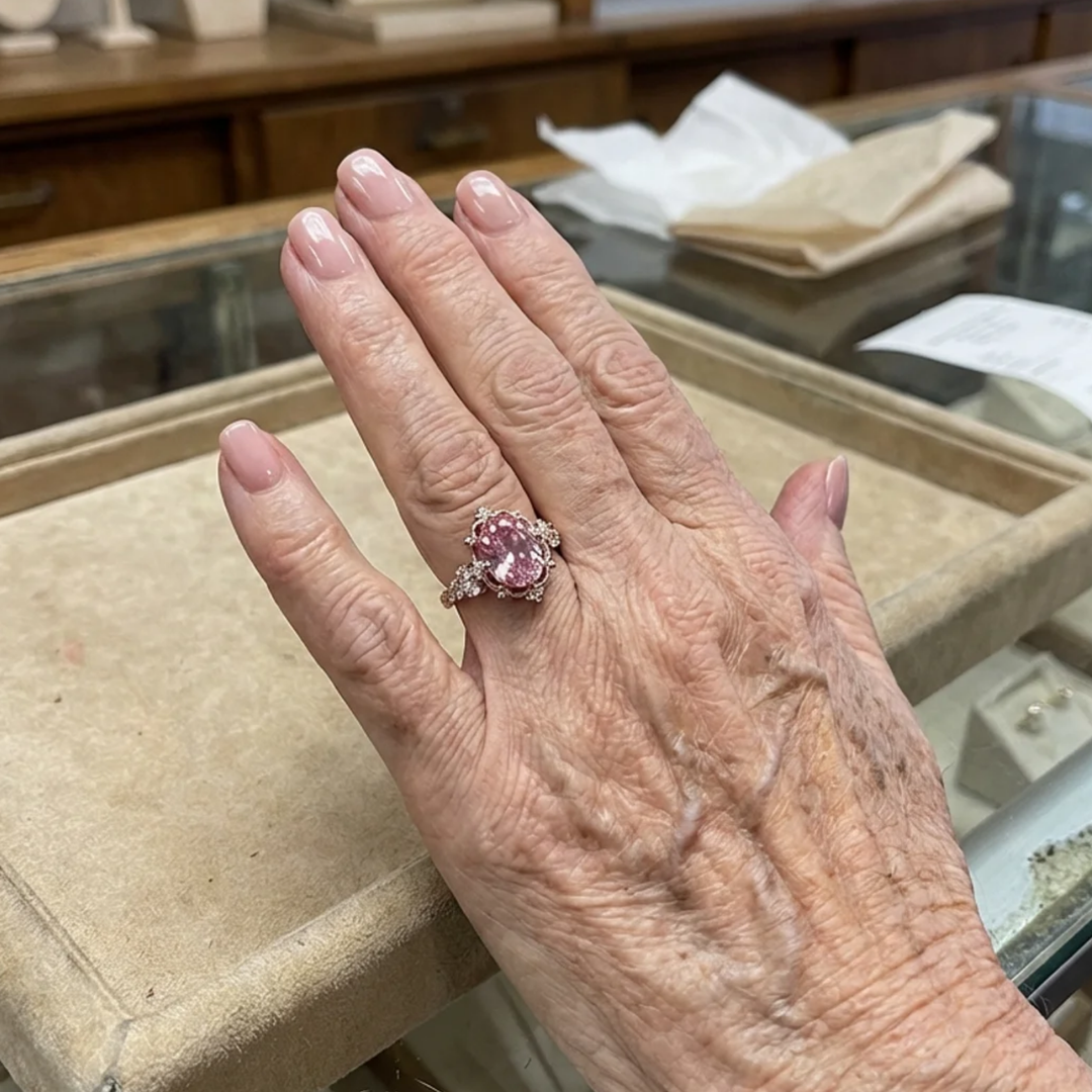 Bague Tiara Rosavelle | Or rose