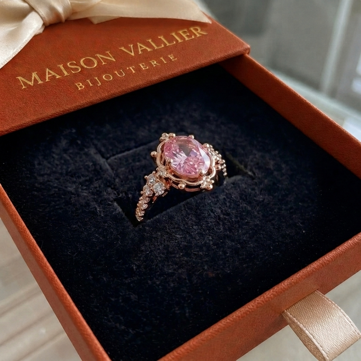 Bague Tiara Rosavelle | Or rose
